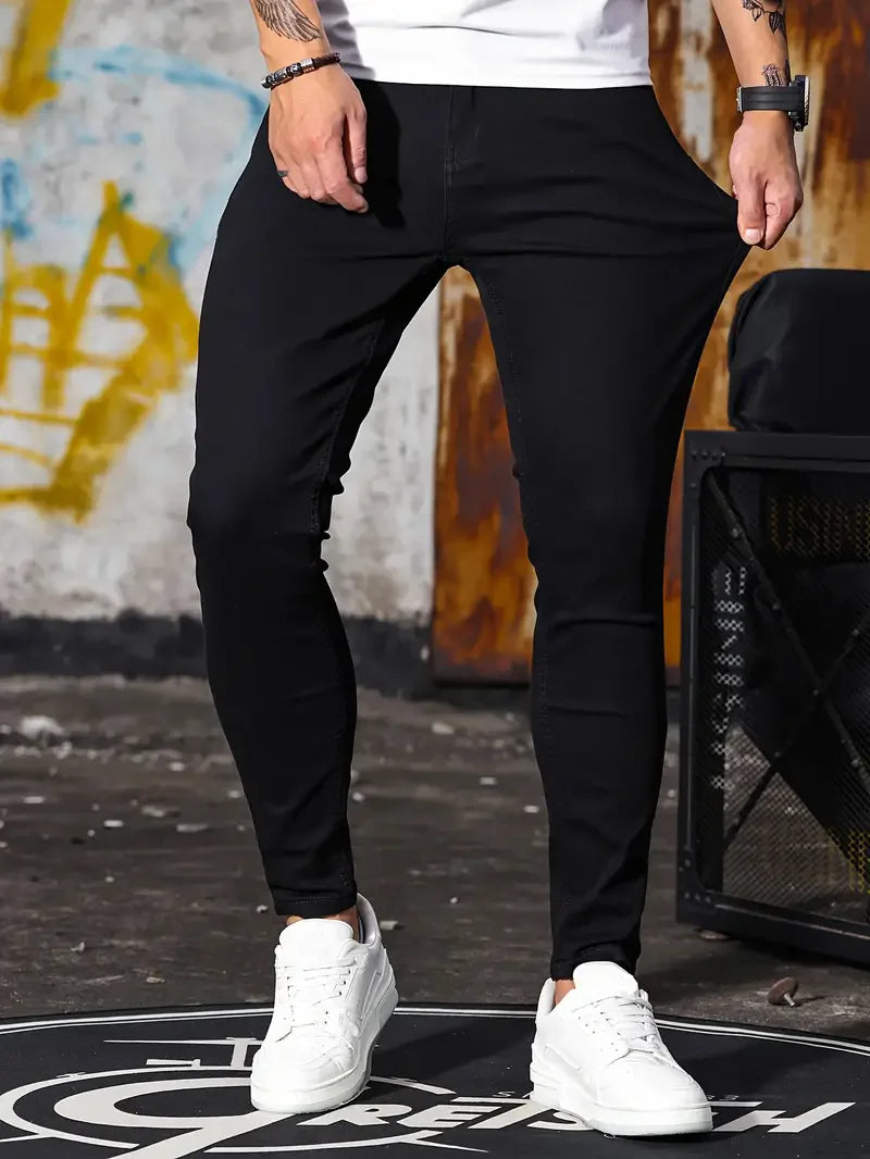 Calça jeans justa masculina Stylle