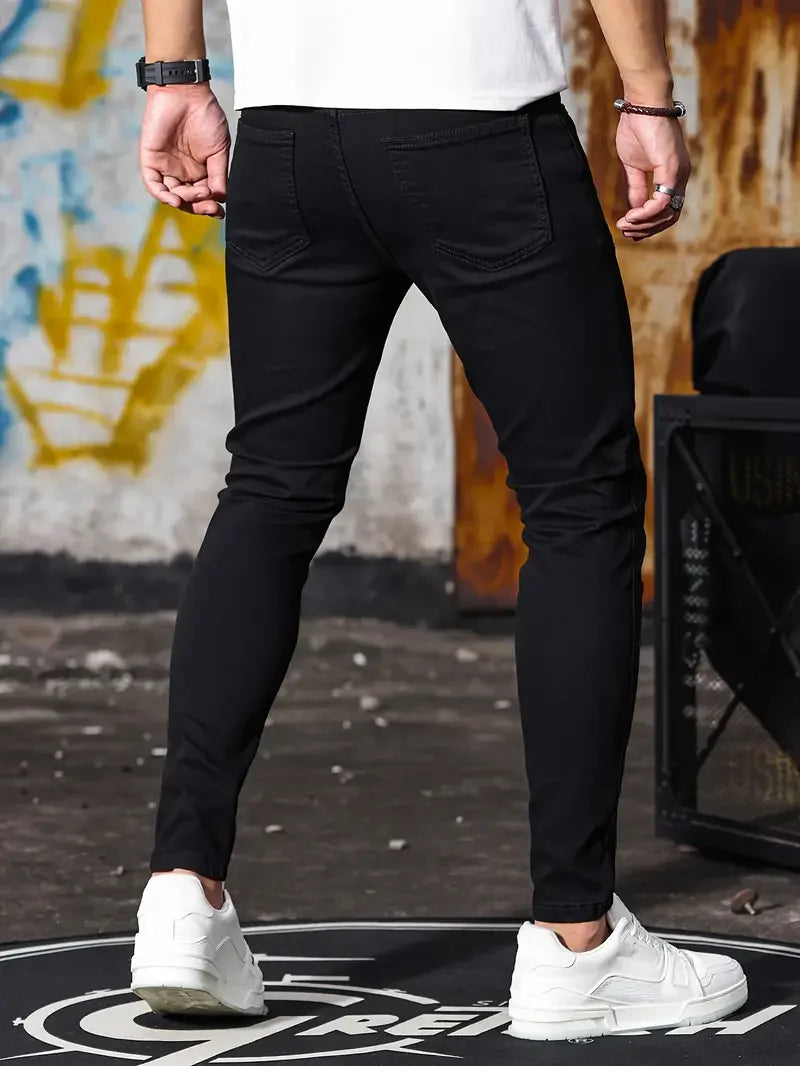Calça jeans justa masculina Stylle
