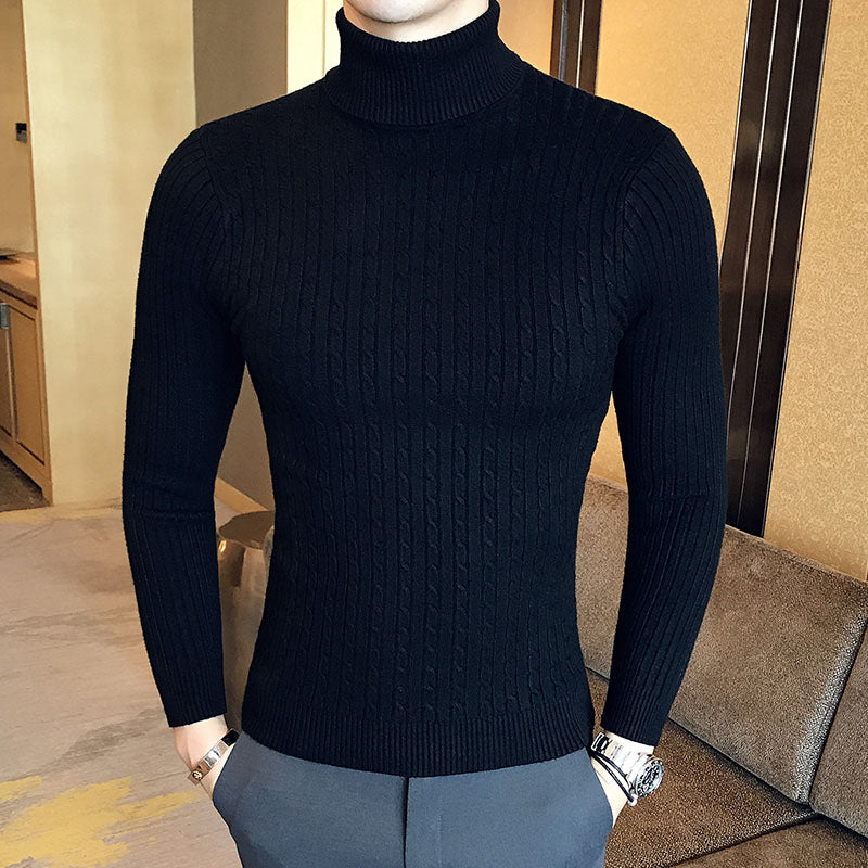 Suéter de gola alta masculina VS