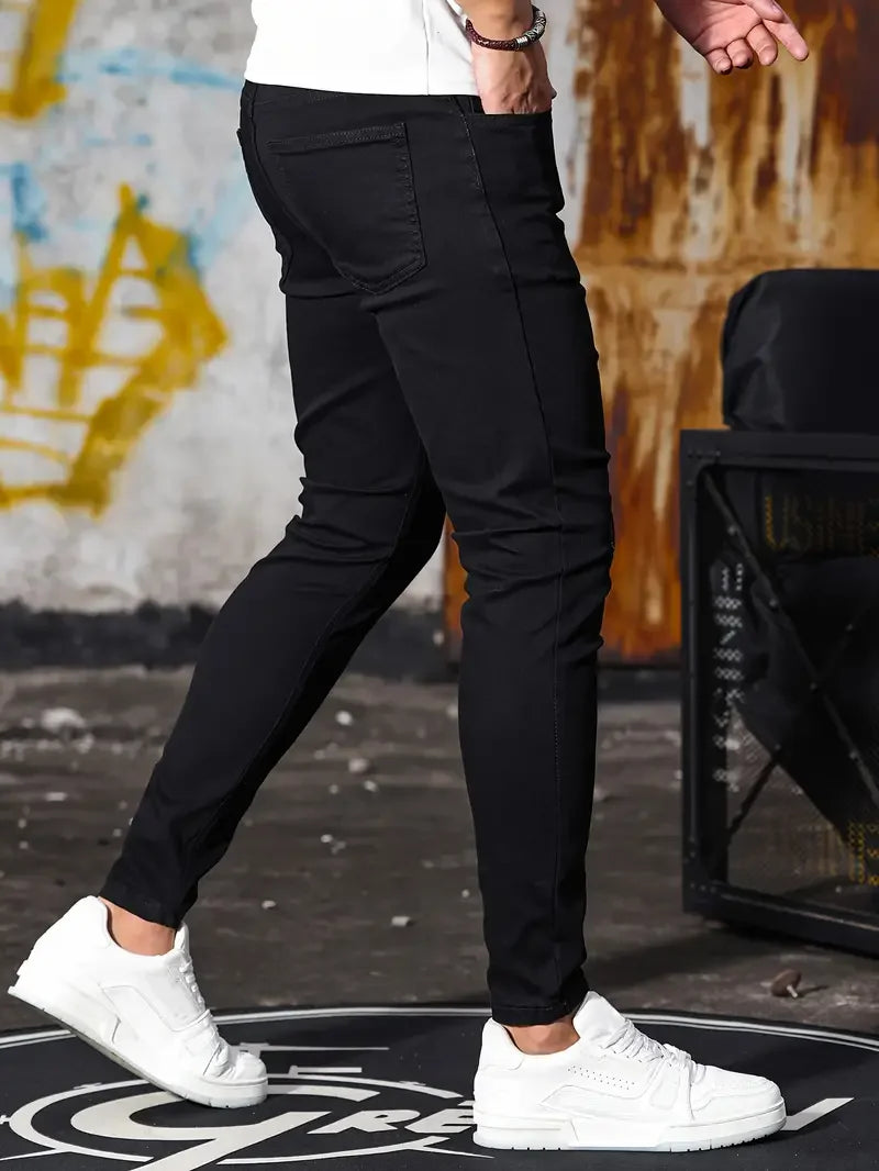 Calça jeans justa masculina Stylle