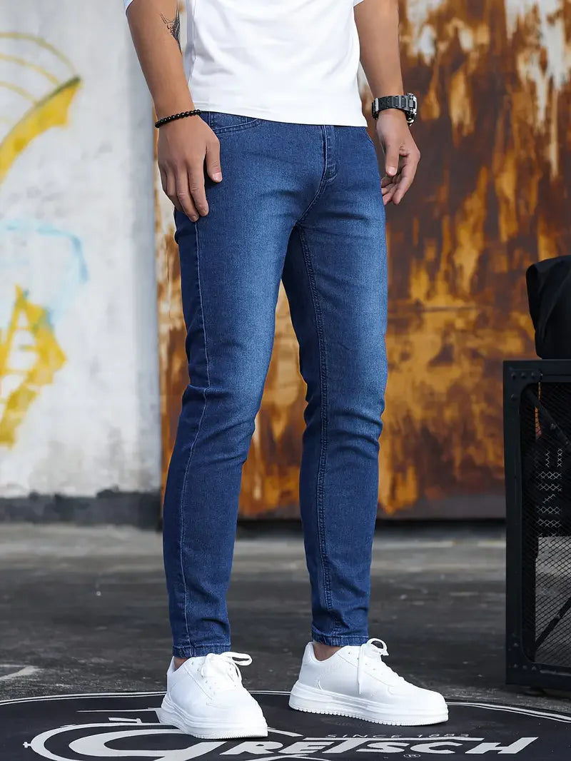 Calça jeans justa masculina Stylle