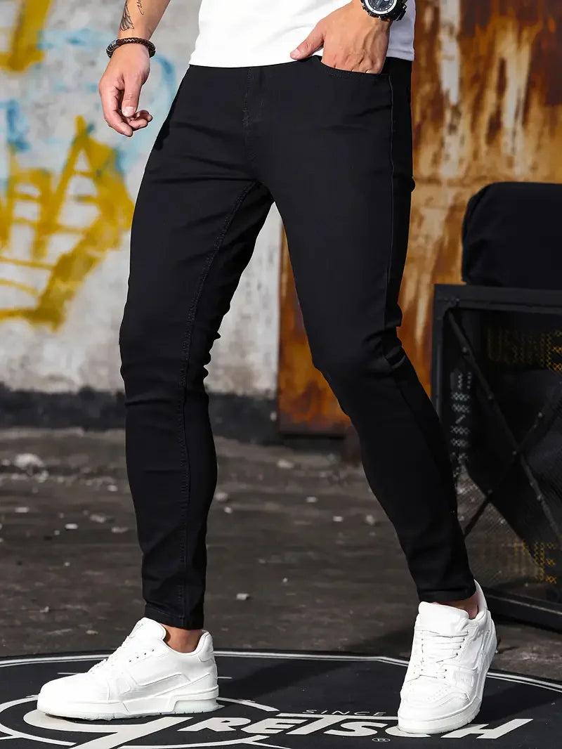 Calça jeans justa masculina Stylle